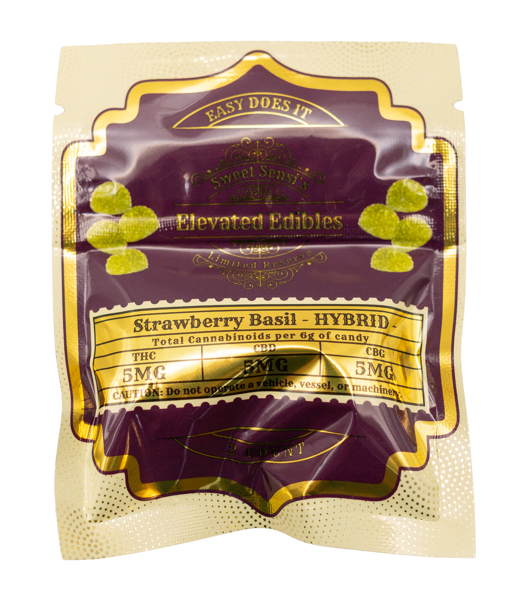 Sweet sensi 5mg strawberry basil hybrid